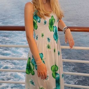floral maxi dress